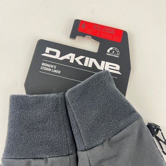 Dakine Storm Liner Glove Womens Size XS Gray Shadow Fleece Grippers Touch Screen - Picture 4 of 4